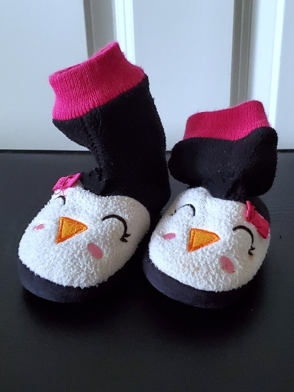 Jumping Beans Toddler Slip On Slipper Socks With Memory Foam Footbed